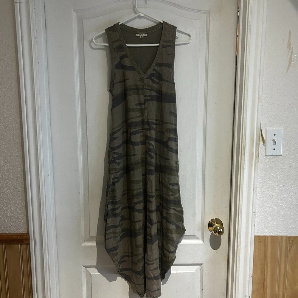 Z SUPPLY Camo Print Sleeveless Maxi Dress – Size XS